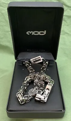 New Genuine Harley Davidson Mod Hsn0026 Men's 22  Hd Double Link B&s Necklace • $184.90