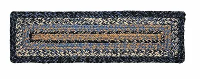 $8.96 • Buy IHF Home Decor 8 X28  Natural Rectangle Stair Tread Braided Rug Jute River Shale