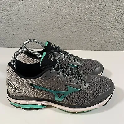 Mizuno Wave Rider 19 Womens Size 8.5 Grey Running Shoes • $24.99