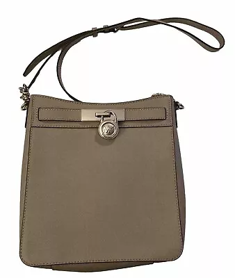 Michael Kors Hamilton Gray Leather Messenger Bag Adjustable Strap. NWOT • $58