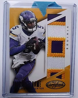 $14.89 • Buy TEDDY BRIDGEWATER ~ JUMBO LETTER PATCH ~ 48/49~ FotG~ VIKINGS ~ 2015 CERTIFIED