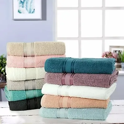 Vantona Luxury Soft Cotton Towels | Hand Bath And Bath Sheets 550 GSM | Brand • £5.99