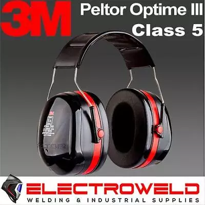 3M H540A Optime III Peltor Headband Earmuffs Ear Muff Hearing Protection Class 5 • $56.95