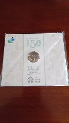 2016 British Royal Mint Beatrix Potter 50p Fifty Pence Coin Pack Sealed Unc • £7.49