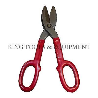 New KING 10  Straight Cut Pattern Tin Snips Sheet Metal Cutter Scissors Steel • $15.95