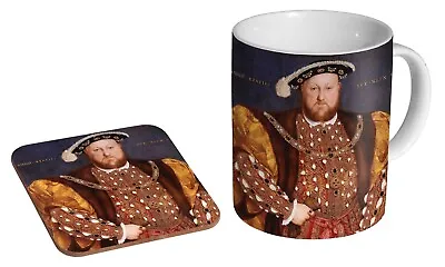 £8.99 • Buy King Henry VIII 8th Of England - Coffee / Tea Mug And Coaster Gift Set