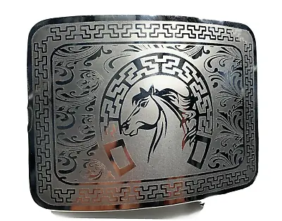 Mexican Charro Western Horse Belt Buckle. Hebilla Charra. Hebilla Vaquera Rodeo • $29.99