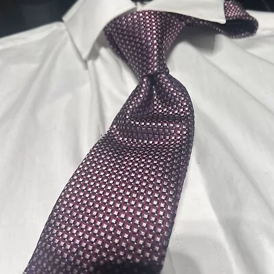 Charles Tyrwhitt Seven Fold Purple Silk Luxury Tie LNWOT • $20