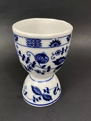 Vintage Vienna Woods Fine China Egg Cup Coddler Blue & White By Seymour Mann • $14.95