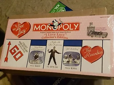 I Love Lucy Monopoly 50th Anniversary Collector's Edition Parker Brothers 2001 • $125