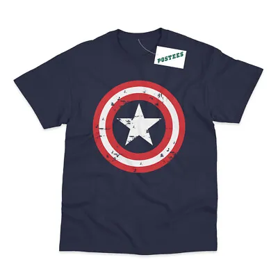 £9.95 • Buy Captain Inspired Comic Book America Superhero Printed T-Shirt