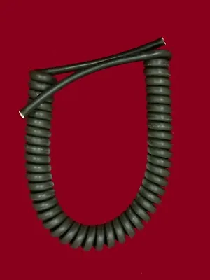 4 CORE 1.5sqmm COILED BLACK LSZH 13amp POWER CABLE. 500mm (20 ) COIL LENGTH # • £23.50