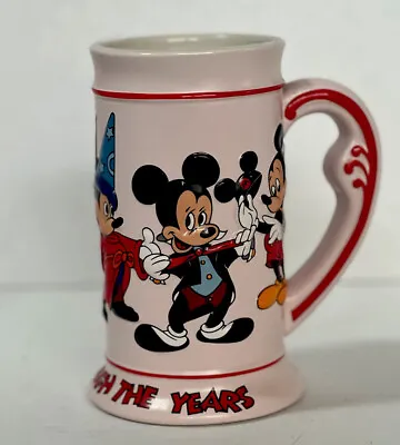 Disney Mickey Mouse Mickey Through The Years Beer Stein Tankard Mug Collectible • $25.98