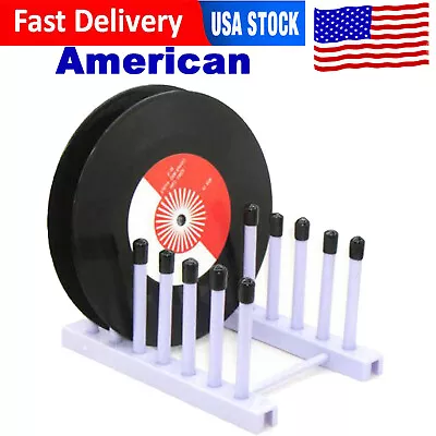 Sturdy Vinyl Record Display Stand Desktop LP Storage Rack Album Holder - USA • $7.50