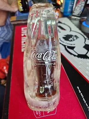 Original Coca Cola Bottle In Lucite Ice Block • £25