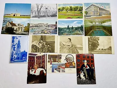 Vintage Unused Postcards Travel 1900s Pan Am CA Memphis TN Harrison Hot BC DC MI • $25
