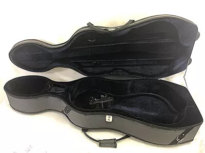 New 1/2 Gray Color Cello Foamed Case With Two Wheels / Extra One Rosin   • $189.99