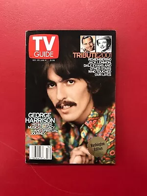 TV Guide Magazine December 29 2001 - George Harrison Tribute Cover • $10