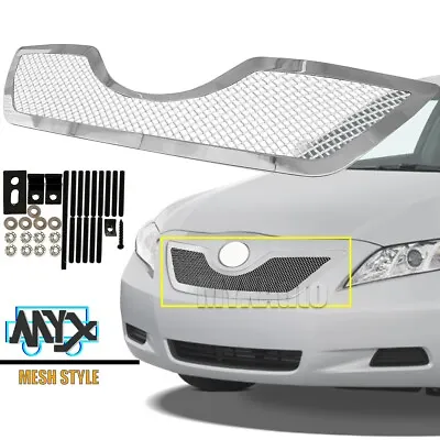 Fits 2007-2009 Toyota Camry Stainless Steel Mesh Grille Chrome Grill Insert SS • $117.63