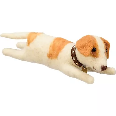 Primitives By Kathy Felt Terrier Dog Laying Holiday Critter Mice Jack Russell • $12.95