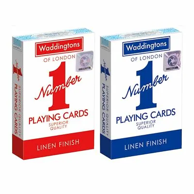 Classic Twin Pack Waddingtons Number 1 Playing Cards • £4.99