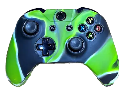 Silicone Cover For XBOX ONE Controller Skin Case Green/Black • $9.90