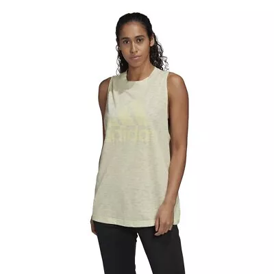 Ladies Adidas Yellow W Winners Tank Top • £21.99