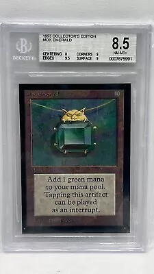 MTG Magic The Gathering CE Collectors Edition Mox Emerald BGS 8.5 NM-MT+ • $925