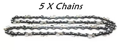 5 Pack 18  Saw Chain 3/8 LP Low-Profile .050 Gauge 64 DL Drive Links   • $49.99