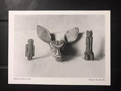 Postcard Florida Marco Island- Pre-columbian Art Unearthed Key Marco 1896 Repro • $5