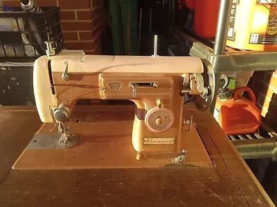 Vintage Kenmore Model 158.352 Pink/Peach Sewing Machine For Parts Or Restoration • $60