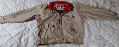 $8.95 • Buy GANT Vintage 90s Mens Hooded Zippered Cotton Nautical Jacket Size M
