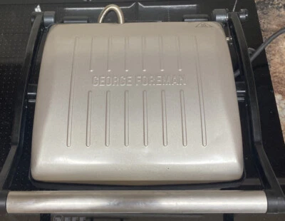 £14.99 • Buy George Foreman 26250 Flexe Grill Medium Flat Open Griddle, Panini Press Used