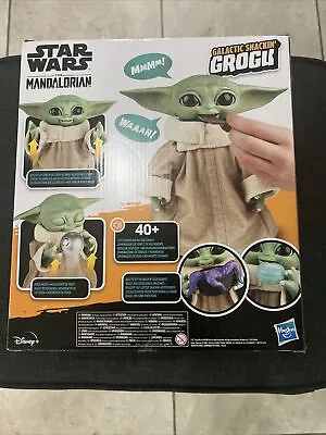 Mandalorian GROGU Star Wars Galactic Snackin Collectible Figure Doll Yoda Jedi • $30