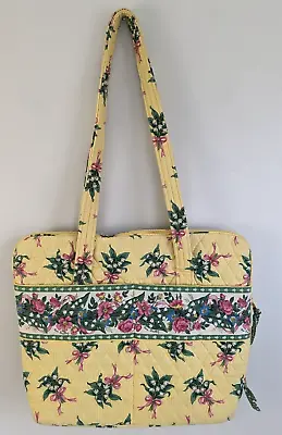 Vera Bradley Retired Lilly Of The Valley Bag Tote Organizer Laptop Travel School • $29.62