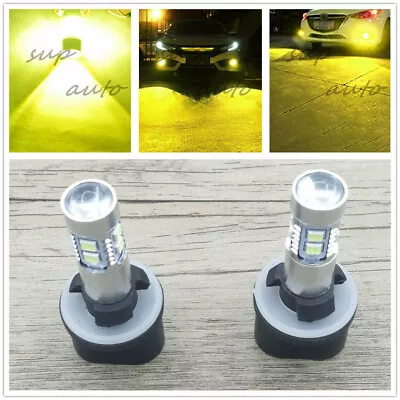 NEW Bright 880 899 3000k Yellow 55W LED Headlight Bulbs Kit Fog Light DRL • $14.99