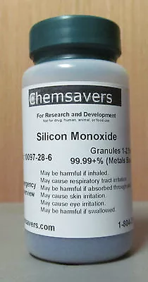 Silicon Monoxide Granules 1-2.5mm Vacuum Deposition Grade 99.99+% 100g • $181