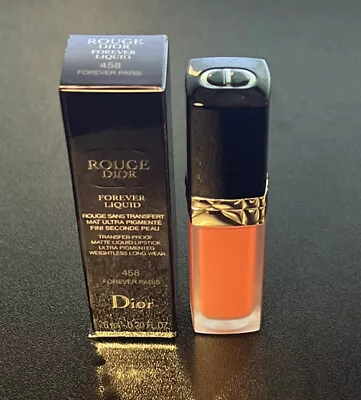 Dior Rouge Dior Forever Liquid Transfer-Proof Lipstick 458 Forever Paris • $29.99