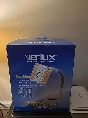 Verilux Seasonal Affective Natural Daylight  Happy Eyes  Gooseneck Desk Lamp • $80