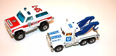 Lot Of 2) Police Vehicles 1 Sheriff SUV Police Tow Truck • $8