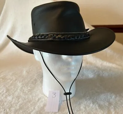 £14.99 • Buy Genuine Leather Australian Bush Hat Size L