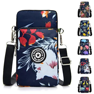 Women Floral Messenger Bag Cross Body Mobile Phone Shoulder Over Bags Handbags. • $13.99