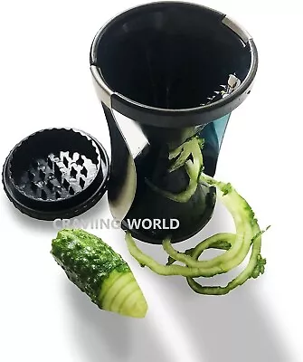 £4.50 • Buy SPIRAL SLICER VEGETABLE Spiralizer Maker Noodle Spaghetti Zucchini Spirals Fruit