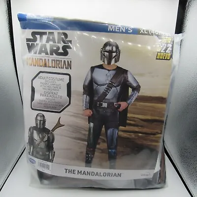 Star Wars Mandalorian Costume Mens XL 40/42 Disney Cosplay Halloween LICENSED • $28.99