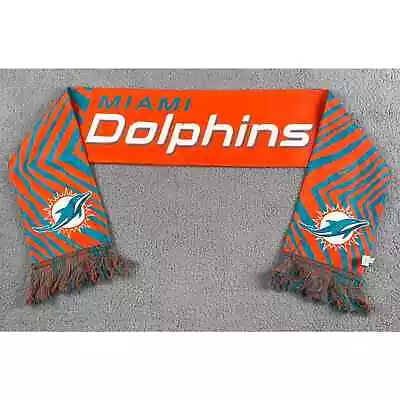 FOCO NFL Miami Dolphins Zubaz Collab 3 Pack Glove Scarf & Hat Winter Set • $34.99