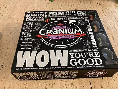 Cranium Wow You're Good Board Game 2007 Cranium Games  Complete Clay Is Hard • $9