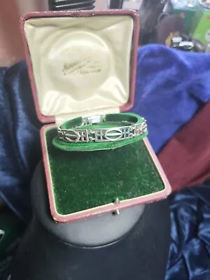 Rennie Mackintosh Inspired Kit Heath Celtic Design Sterling Silver Bracelet • £45