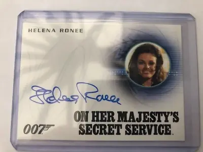 £10 • Buy James Bond 007 Archives 2016 Spectre A290 Helena Ronee Autograph