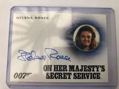 £10 • Buy James Bond 007 Archives 2016 Spectre A290 Helena Ronee Autograph