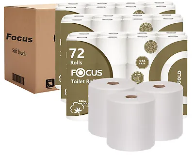 72 Rolls 3ply Toilet Rolls Premium Quality Toilet Tissue Fragrancen Free 2 Ply • £18.99